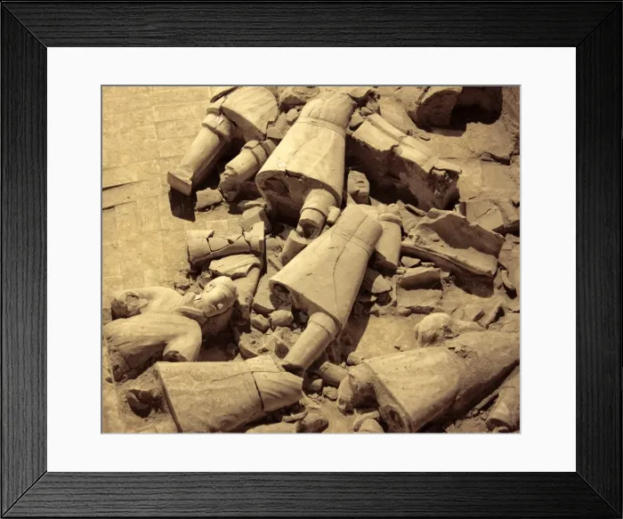 Framed Print : Terracotta army, Xian, Shaanxi, China Framed Print : Terracotta army, Xian, Shaanxi, China