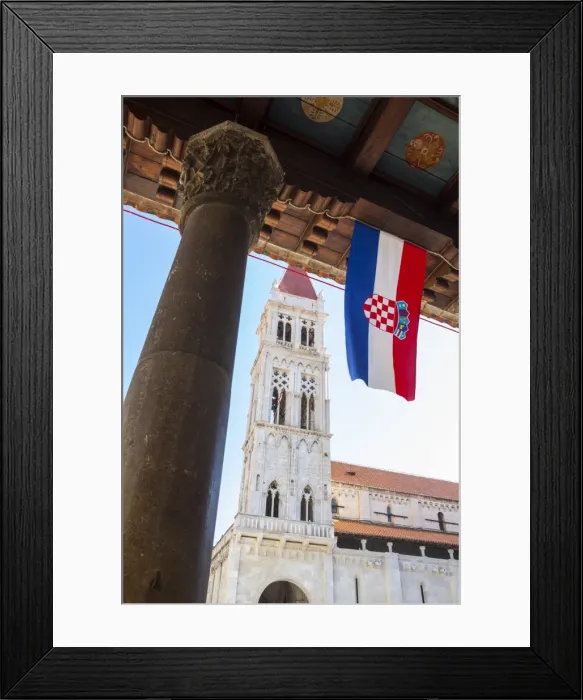 Framed Print : Cathedral of St. Lawrence, Stari Grad (Old town), Trogir, Dalmatia, Croatia Framed Print : Cathedral of St. Lawrence, Stari Grad (Old town), Trogir, Dalmatia, Croatia