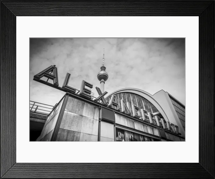 Framed Print : Alexanderplatz station and Fernsehturm, behind, Berlin, Germany Framed Print : Alexanderplatz station and Fernsehturm, behind, Berlin, Germany