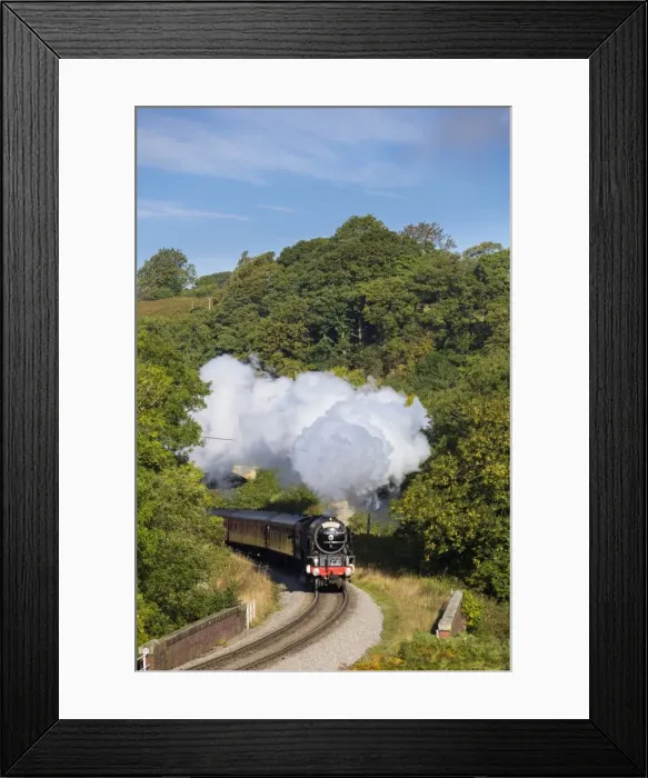 Framed Print : United Kingdom, England, North Yorkshire, Goathland. The Peppercorn Class A1 steam train Framed Print : United Kingdom, England, North Yorkshire, Goathland. The Peppercorn Class A1 steam train