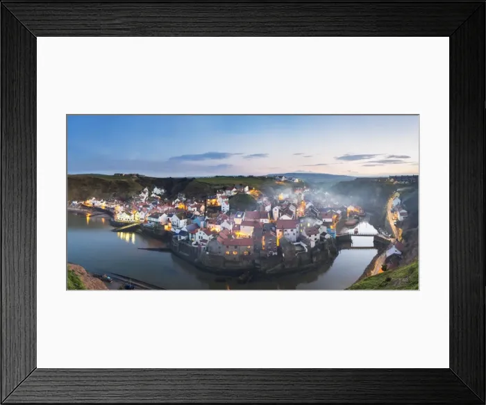 Framed Print : United Kingdom, England, North Yorkshire, Staithes