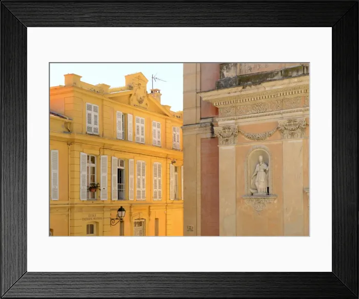 Framed Print : Menton, Cote D azur, France, Europe