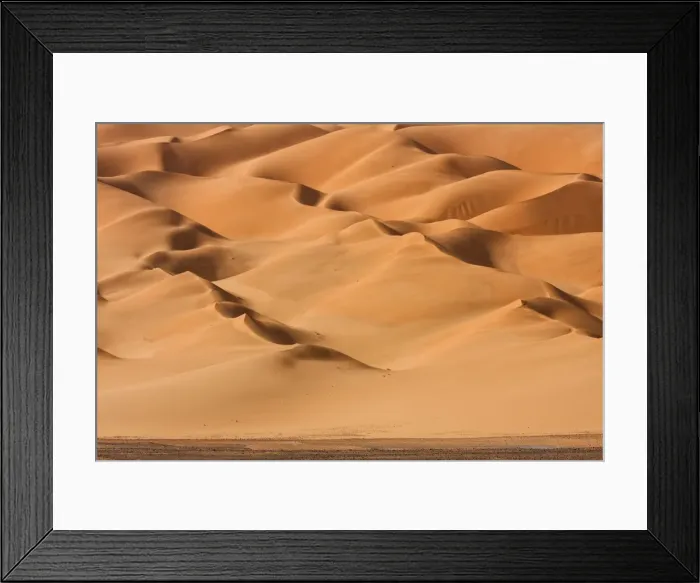 Framed Print : Algeria, Sahara, An Erg of stellar dunes Framed Print : Algeria, Sahara, An Erg of stellar dunes