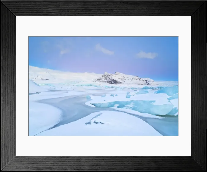 Framed Print : Iceland, Jokulsarlon, A frozen lagoon near by Jokulsarlon Framed Print : Iceland, Jokulsarlon, A frozen lagoon near by Jokulsarlon