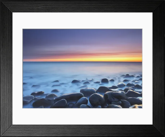 Framed Print : United Kingdom, UK, Northumberland, Sunrise at Dunstanburgh Beach Framed Print : United Kingdom, UK, Northumberland, Sunrise at Dunstanburgh Beach