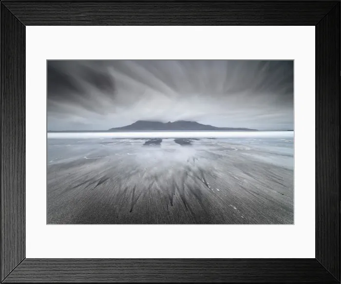 Framed Print : United Kingdom, UK, Scotland, Highlands, Eigg Island, A Storm approaching on Laig Bay Framed Print : United Kingdom, UK, Scotland, Highlands, Eigg Island, A Storm approaching on Laig Bay