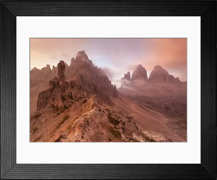 Framed Print : Italy, Trentino Alto Adige, Tre Cime National Park Framed Print : Italy, Trentino Alto Adige, Tre Cime National Park