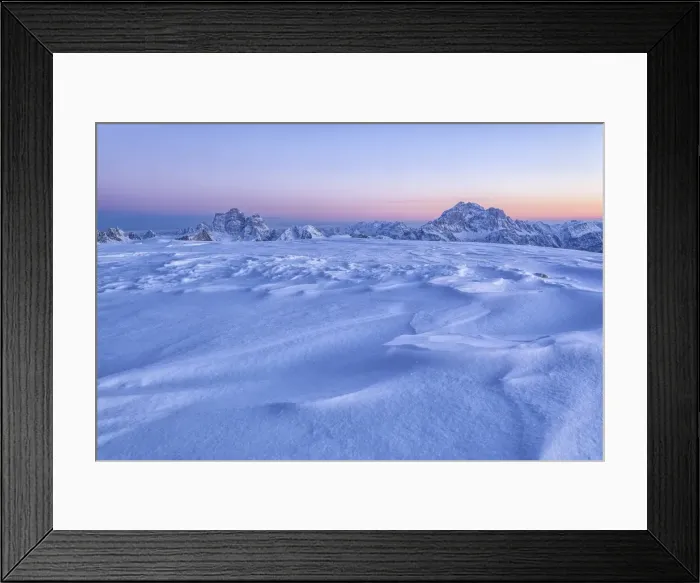 Framed Print : Italy, Veneto, Winter view to mount Pelmo and Civetta Framed Print : Italy, Veneto, Winter view to mount Pelmo and Civetta