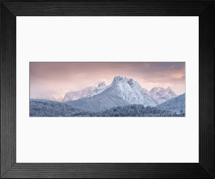 Framed Print : Italy, Friuli Venezia Giulia, Mangart Group in winter snow Framed Print : Italy, Friuli Venezia Giulia, Mangart Group in winter snow