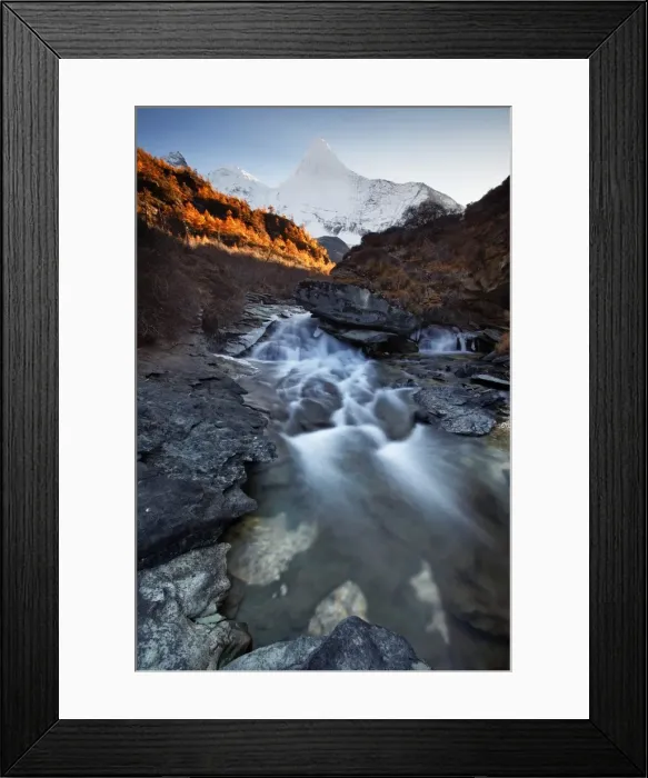 Framed Print : China, Sichuan, Secret mount Yangmaiyong in Yading Nature Reserve, Sichuan Region Framed Print : China, Sichuan, Secret mount Yangmaiyong in Yading Nature Reserve, Sichuan Region
