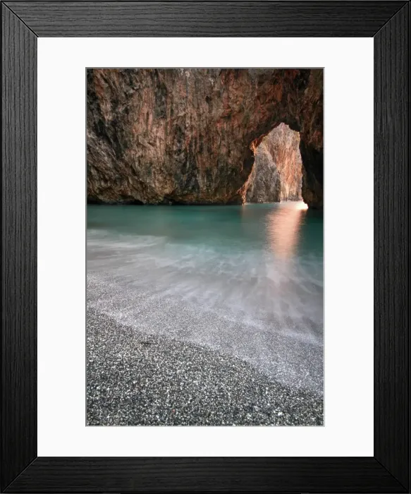 Framed Print : Italy, Calabria, Cedri Coast, Sunset at the beach of Arcomagno Framed Print : Italy, Calabria, Cedri Coast, Sunset at the beach of Arcomagno