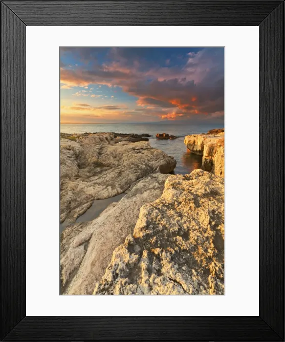 Framed Print : Italy, Sicily, Brucoli Cliff Framed Print : Italy, Sicily, Brucoli Cliff