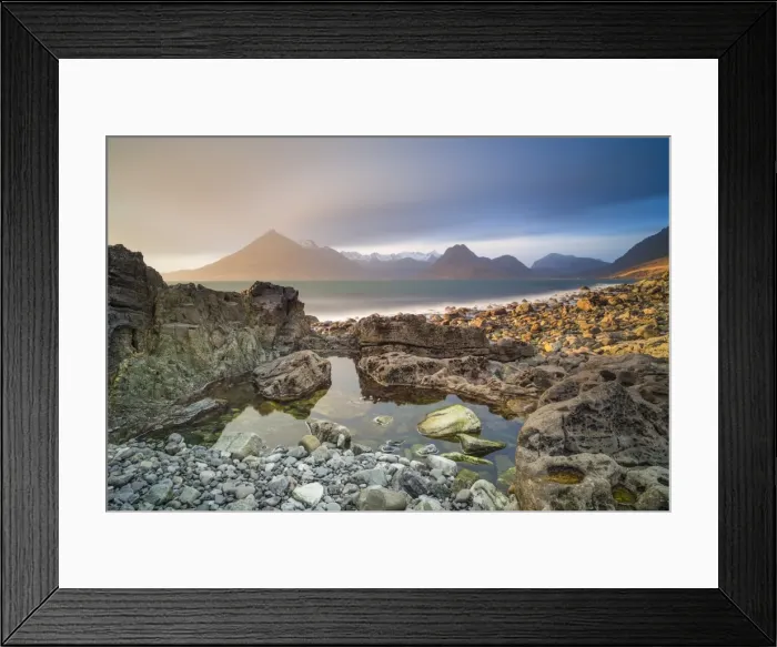 Framed Print : United Kingdom, UK, Scotland, Inner Hebrides, The Cuillin Hills view from Elgol Beach Framed Print : United Kingdom, UK, Scotland, Inner Hebrides, The Cuillin Hills view from Elgol Beach
