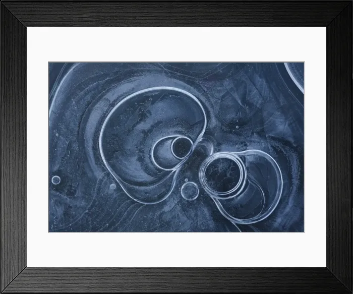 Framed Print : Iceland, Austurland, Ice formation in a frozen pond near Jokulsarlon Framed Print : Iceland, Austurland, Ice formation in a frozen pond near Jokulsarlon