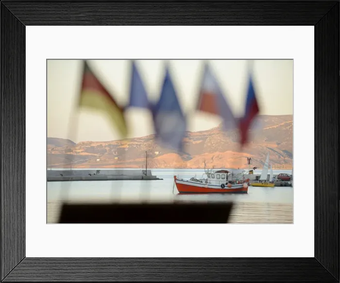 Framed Print : Harbour at Sitia, Crete, Greece, Europe Framed Print : Harbour at Sitia, Crete, Greece, Europe