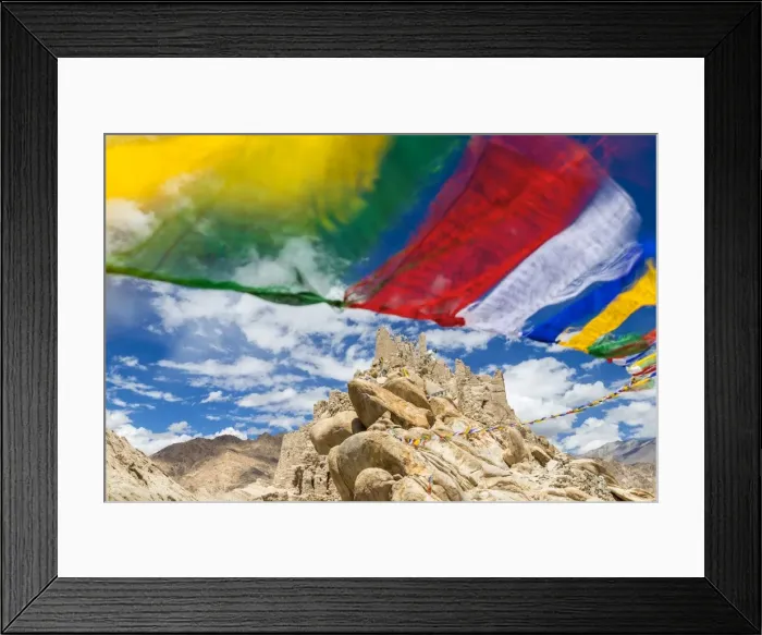 Framed Print : Ruins of Shey palace, near Leh. Ladakh, India Framed Print : Ruins of Shey palace, near Leh. Ladakh, India