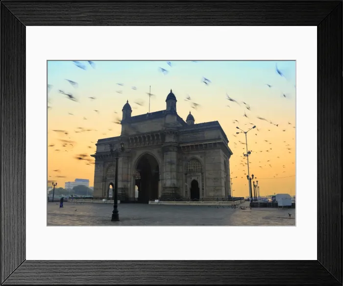 Framed Print : India, Maharashtra, Mumbai, Gateway of India, the Gateway of India at dawn Framed Print : India, Maharashtra, Mumbai, Gateway of India, the Gateway of India at dawn