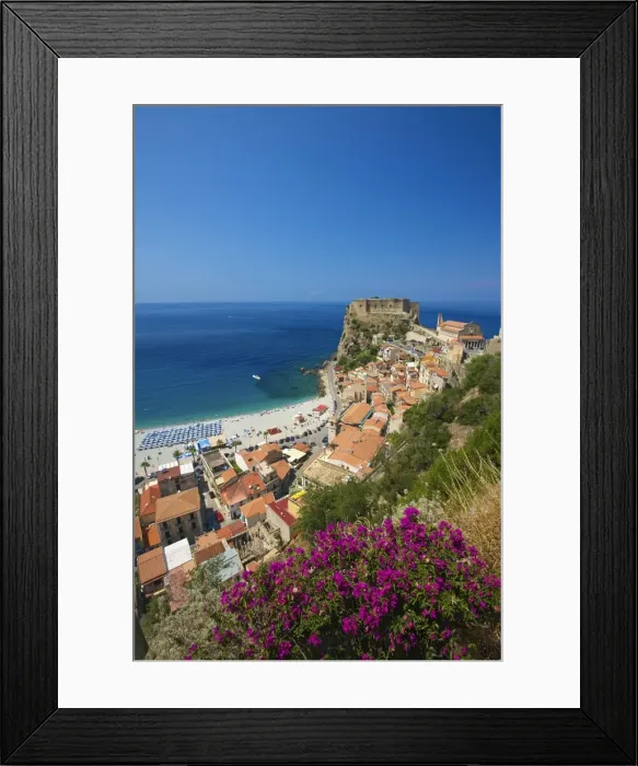 Framed Print : Scilla, Costa Viola, Calabria, Italy Framed Print : Scilla, Costa Viola, Calabria, Italy