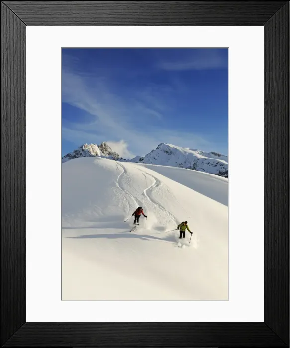 Framed Print : Skiing, Hohe Gaisl, Pragser Valley, Hochpustertal Valley, South Tyrol, Italy (MR) Framed Print : Skiing, Hohe Gaisl, Pragser Valley, Hochpustertal Valley, South Tyrol, Italy (MR)