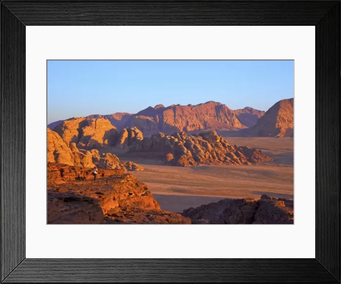 Framed Print : Tourist Taking Photographs, Wadi Rum, Jordan, Middle East Framed Print : Tourist Taking Photographs, Wadi Rum, Jordan, Middle East
