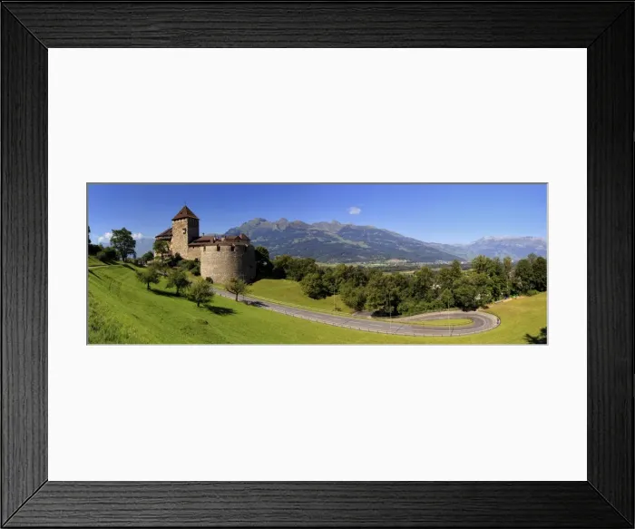 Framed Print : Liechtenstein, Vaduz, Vaduz Castle (Schloss Vaduz)