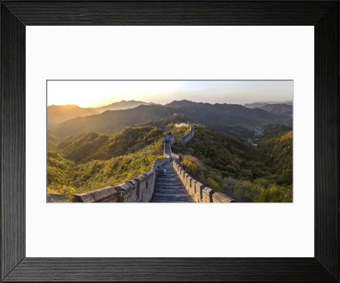 Framed Print : The Great Wall at Mutianyu nr Beijing in Hebei Province, China Framed Print : The Great Wall at Mutianyu nr Beijing in Hebei Province, China