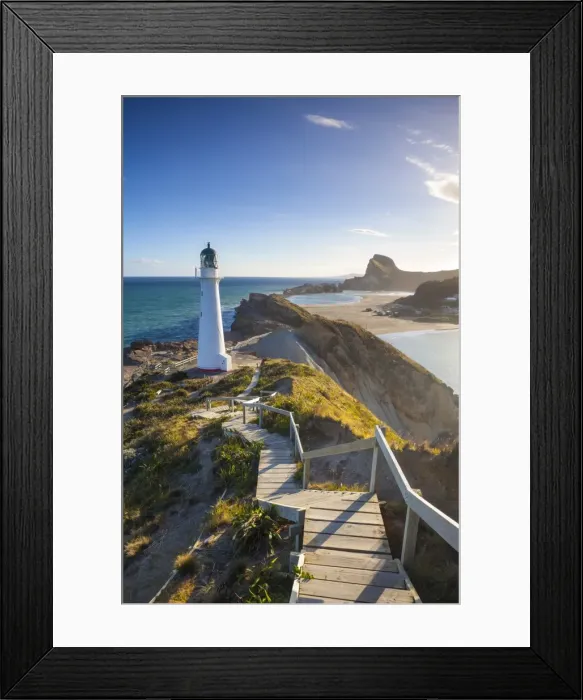 Framed Print : Lighthouse at Castlepoint, Wairarapa, North Island, New Zealand Framed Print : Lighthouse at Castlepoint, Wairarapa, North Island, New Zealand