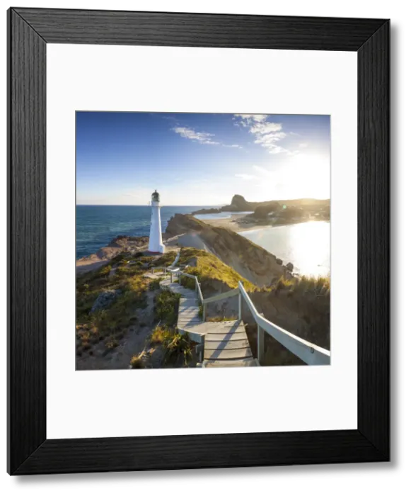 Framed Print : Lighthouse at Castlepoint, Wairarapa, North Island, New Zealand Framed Print : Lighthouse at Castlepoint, Wairarapa, North Island, New Zealand