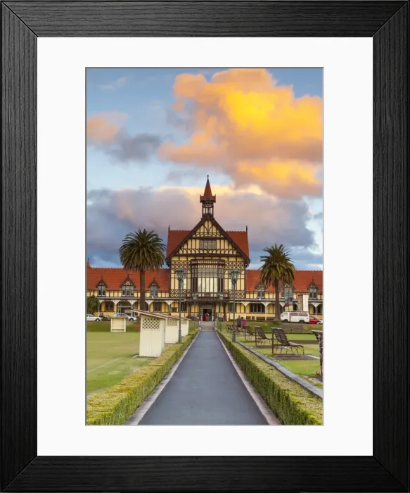 Framed Print : Old Bath House, Museum of Art & History, Rotorua, North Island, New Zealand Framed Print : Old Bath House, Museum of Art & History, Rotorua, North Island, New Zealand