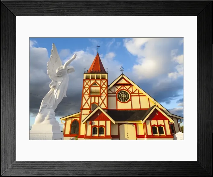Framed Print : St Faiths Anglican church at Ohinemutu on Lake Rotorua, North Island, New Zealand Framed Print : St Faiths Anglican church at Ohinemutu on Lake Rotorua, North Island, New Zealand