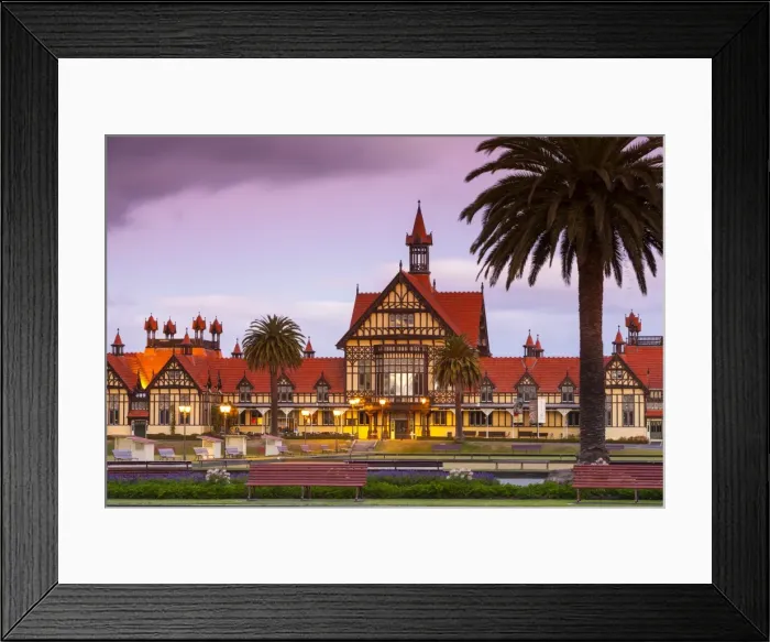 Framed Print : Old Bath House, Museum of Art & History, Rotorua, North Island, New Zealand Framed Print : Old Bath House, Museum of Art & History, Rotorua, North Island, New Zealand