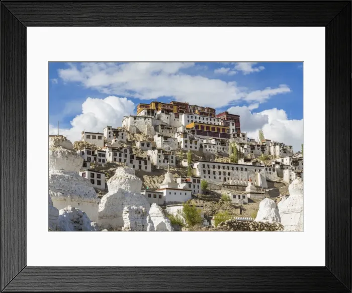 Framed Print : Thikse monastery, Thikse nr Leh, Ladakh, India Framed Print : Thikse monastery, Thikse nr Leh, Ladakh, India