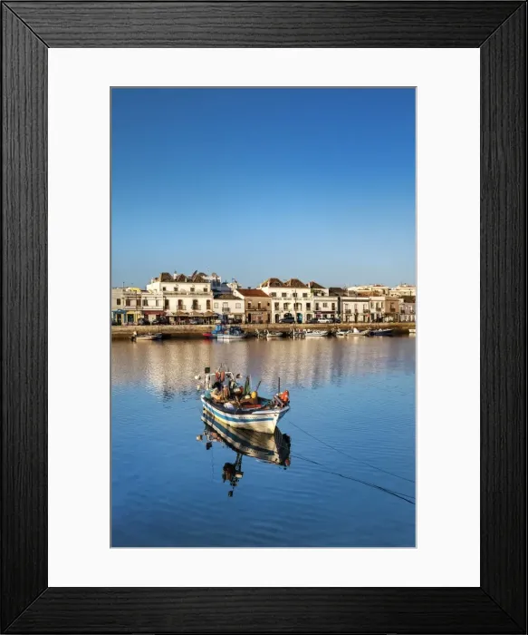 Framed Print : Rio Gilao, Tavira, Algarve, Portugal Framed Print : Rio Gilao, Tavira, Algarve, Portugal