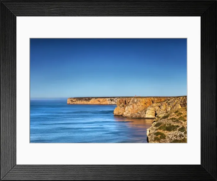 Framed Print : Rocky coast, Praia do Beliche, Cabo de Sao Vicente, Costa Vicentina, Algarve, Portugal Framed Print : Rocky coast, Praia do Beliche, Cabo de Sao Vicente, Costa Vicentina, Algarve, Portugal