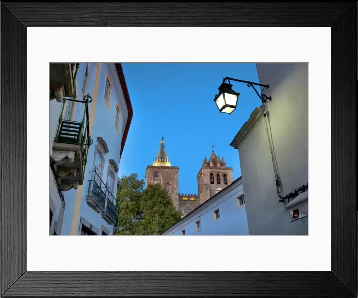Framed Print : Sunset view of Cathedral, Evora, Alentejo, Portugal Framed Print : Sunset view of Cathedral, Evora, Alentejo, Portugal