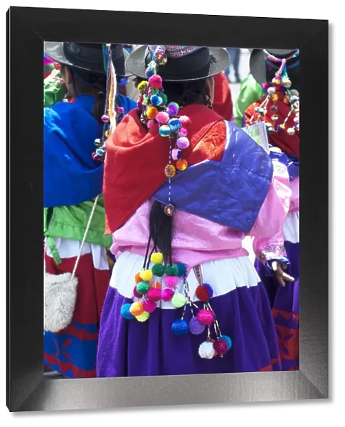 Peru, Lima, San Martin Square, Ayacuchano Carnival, Ayacucho Region, Traditional Festival