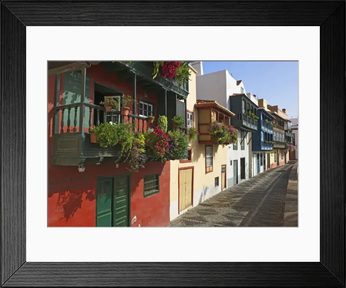 Framed Print : Avenida Maritima in Santa Cruz de La Palma, La Palma, Canaries, Spain Framed Print : Avenida Maritima in Santa Cruz de La Palma, La Palma, Canaries, Spain