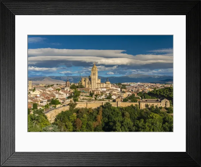 Framed Print : City skyline, Segovia, Castile and Leon, Spain Framed Print : City skyline, Segovia, Castile and Leon, Spain