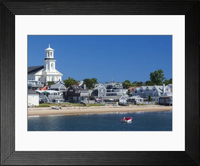 Framed Print : USA, Massachusetts, Cape Cod, Provincetown, MacMilan Pier, town view with Public Framed Print : USA, Massachusetts, Cape Cod, Provincetown, MacMilan Pier, town view with Public
