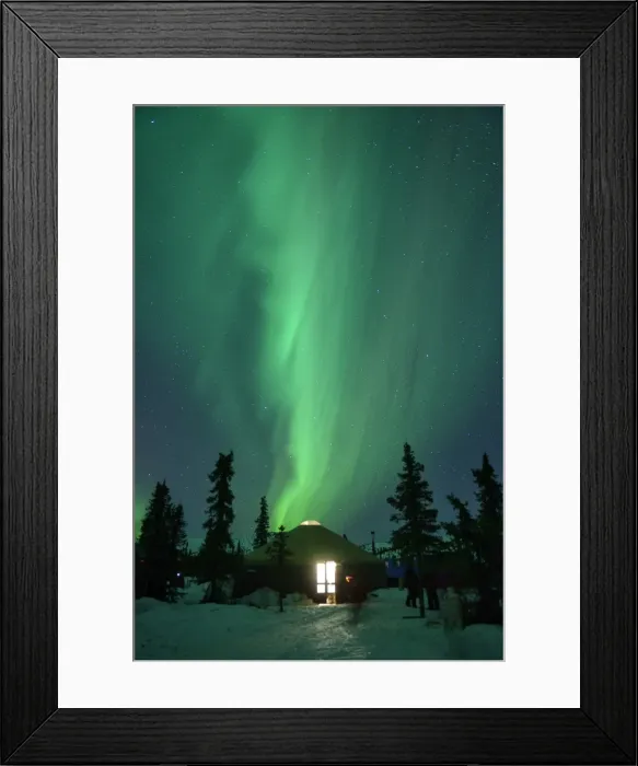 Framed Print : Aurora Borealis at Chena Hot Springs, Fairbanks, Alaska, USA Framed Print : Aurora Borealis at Chena Hot Springs, Fairbanks, Alaska, USA