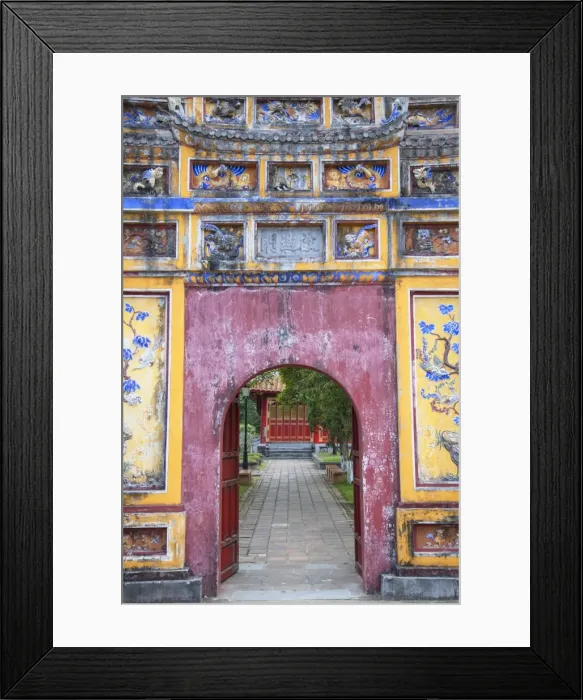 Framed Print : Doorway inside Imperial Palace in Citadel (UNESCO World Heritage Site), Hue, Thua Thien-Hue Framed Print : Doorway inside Imperial Palace in Citadel (UNESCO World Heritage Site), Hue, Thua Thien-Hue