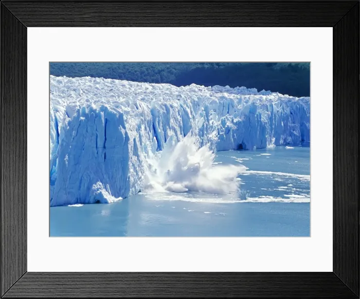 Framed Print : Glacier ice melting and icebergs, Moreno Glacier, Patagonia, Argentina, South America Framed Print : Glacier ice melting and icebergs, Moreno Glacier, Patagonia, Argentina, South America