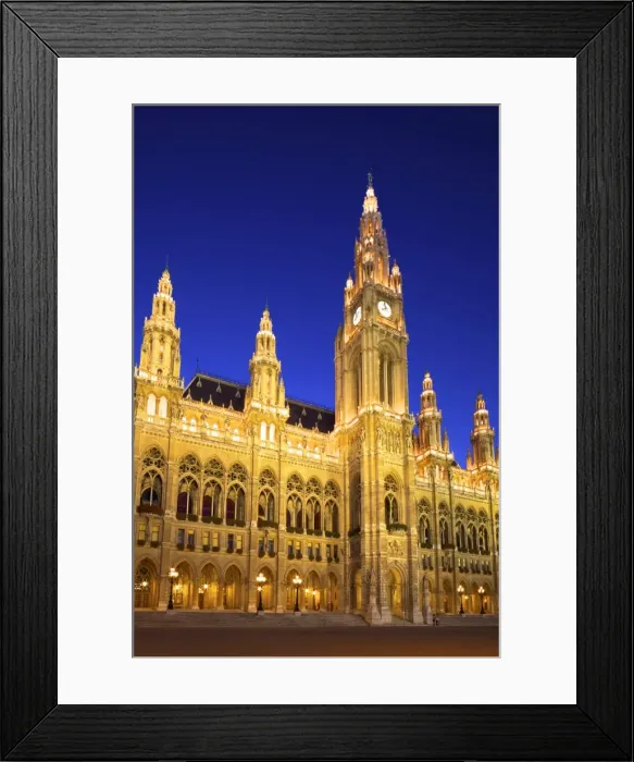 Framed Print : Vienna City Hall, Vienna, Austria, Central Europe Framed Print : Vienna City Hall, Vienna, Austria, Central Europe