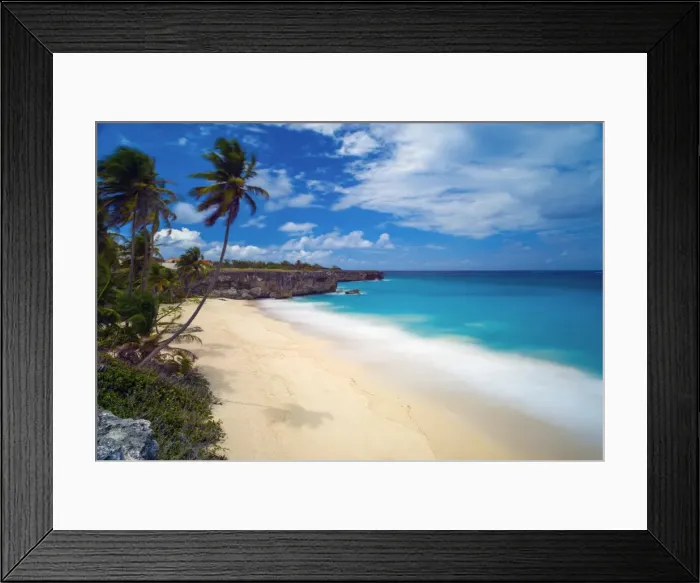 Framed Print : Caribbean, Barbados, Bottom Bay, Bottom Bay Beach