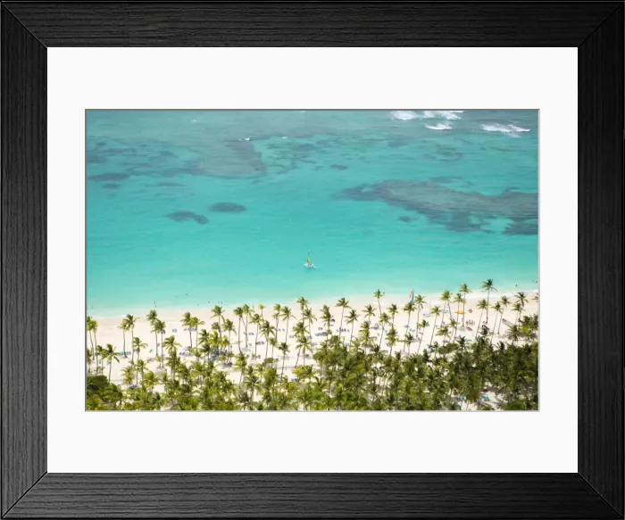 Framed Print : Caribbean, Dominican Republic, La Altagracia province, Punta Cana, Bavaro, aerial Framed Print : Caribbean, Dominican Republic, La Altagracia province, Punta Cana, Bavaro, aerial