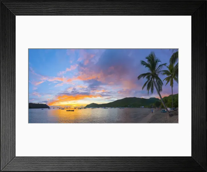 Framed Print : Caribbean, Martinique, Les Anse d Arlet, Grand Anse Beach Framed Print : Caribbean, Martinique, Les Anse d Arlet, Grand Anse Beach