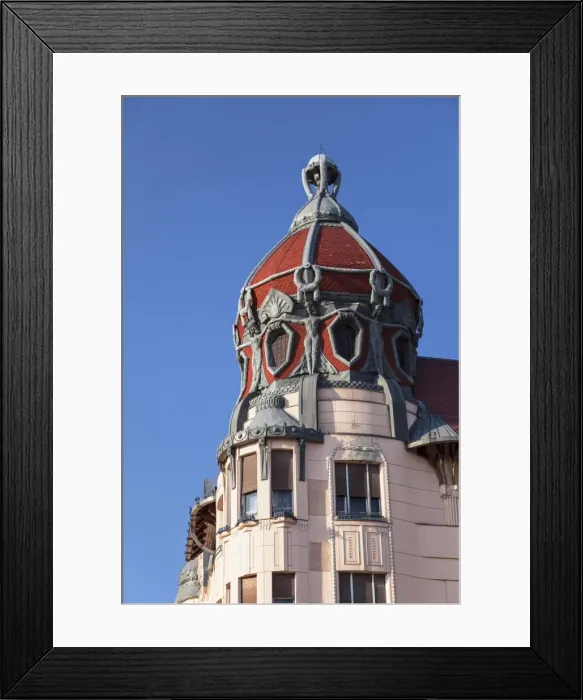 Framed Print : Art Nouveau architecture of Ungar Mayer Palace, Szeged, Southern Plain, Hungary Framed Print : Art Nouveau architecture of Ungar Mayer Palace, Szeged, Southern Plain, Hungary