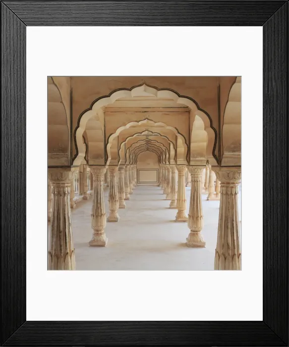 Framed Print : India, Rajasthan, Jaipur, Amber Fort Framed Print : India, Rajasthan, Jaipur, Amber Fort