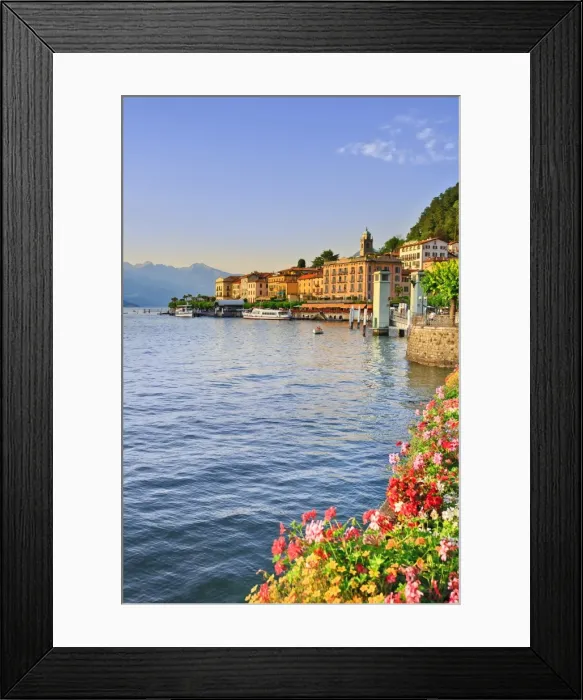 Framed Print : Italy, Lombardy, Como district. Como Lake, Bellagio Framed Print : Italy, Lombardy, Como district. Como Lake, Bellagio