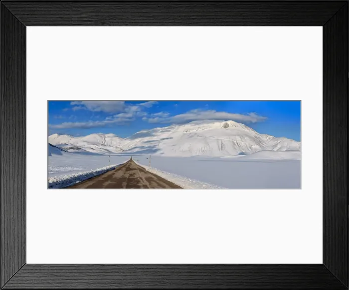 Framed Print : Italy, Umbria, Perugia district, Monti Sibillini NP, Norcia, pian grande plateau Framed Print : Italy, Umbria, Perugia district, Monti Sibillini NP, Norcia, pian grande plateau